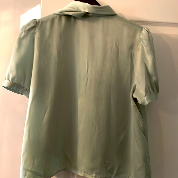 🍈NEW ZARA Top with Rhinestone Buttons - Picture 13 of 15